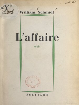 cover image of L'affaire